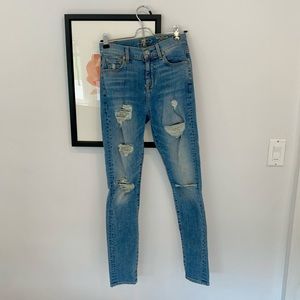 7 for All Mankind - The HW Skinny Destroyed